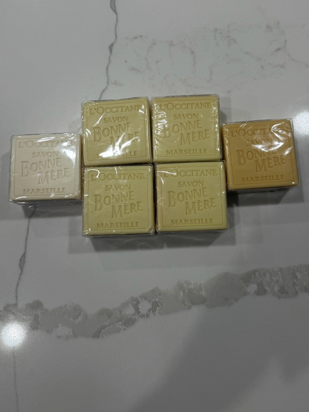 Bundle of 6 L'Occitane Bonne Mère Marseille Soaps